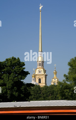 La Cathédrale Saints Pierre et Paul, Saint Petersburg, Russie. Banque D'Images