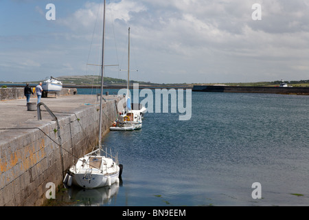 Port de Ballyvaughan, dans le comté de Clare, Irlande Banque D'Images