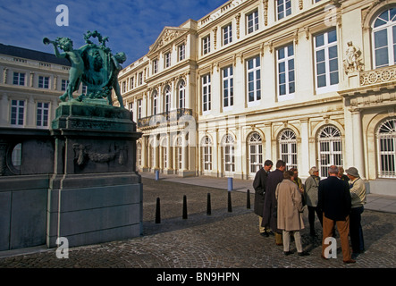 Palais de Charles de Lorraine, Musée d'Art Moderne, de la Place du Musée, ville de Bruxelles, Bruxelles, Bruxelles-Capitale, Belgique, Europe Banque D'Images