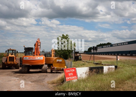 Le circuit de Donington Park, accueil de la British Grand Prix Moto, Castle Donington, Derby Banque D'Images