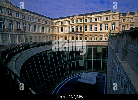 Palais de Charles de Lorraine, Musée d'Art Moderne, de la Place du Musée, ville de Bruxelles, Bruxelles, Bruxelles-Capitale, Belgique, Europe Banque D'Images