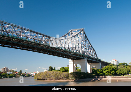 Le Story Bridge à Brisbane, Australie Banque D'Images