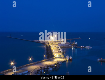 Ortona, Abruzzes, Italie, le port Banque D'Images