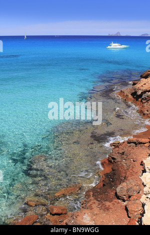 Cala Saona Formentera Baléares belle plage méditerranée Banque D'Images