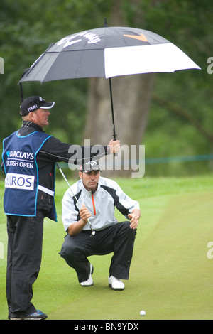 Le LOCH LOMOND EN ÉCOSSE. 09-07-2010. Le 2e jour de la PGA European Tour, Barclays Scottish Open Banque D'Images