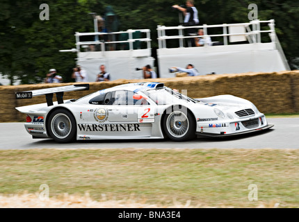 Mercedes CLK GTR LM Voiture de course Sport à Goodwood Festival of Speed West Sussex England United Kingdom UK Banque D'Images