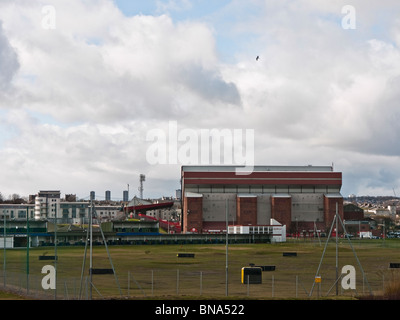 Pittodrie Stadium, domicile du Club de Football d'Aberdeen, Aberdeen, Écosse, Royaume-Uni Banque D'Images