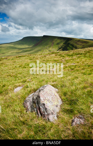 Du Picws Bannau et Sir Gaer, Black Mountain, parc national de Brecon Beacons, le Pays de Galles Banque D'Images