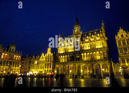 Maison du roi, maison du roi, grandplace, grand place, ville de Bruxelles, Bruxelles, Bruxelles-Capitale, Belgique, Europe Banque D'Images