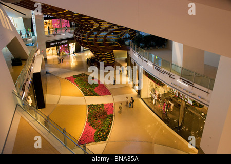 Vente au détail et de divertissement de cristaux, centre-ville, Las Vegas, Nevada. Banque D'Images