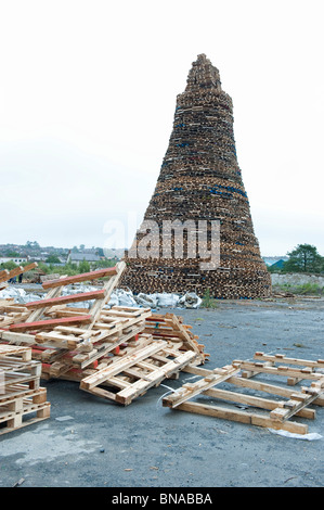 Onzième nuit Bonfire, Newtownards 2010 Banque D'Images