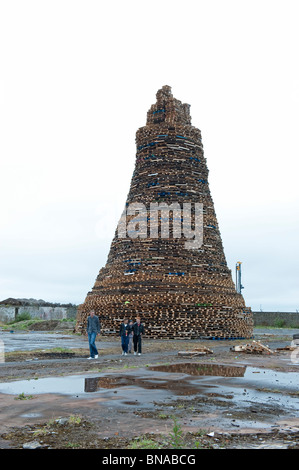 Onzième nuit Bonfire, Newtownards 2010 Banque D'Images