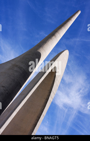 La langue afrikaans Monument à Paarl, Afrique du Sud Banque D'Images