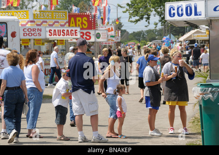 Monroe County Fair à Monroe, Michigan Banque D'Images