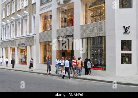 Louis Vuitton store front à Londres Banque D'Images