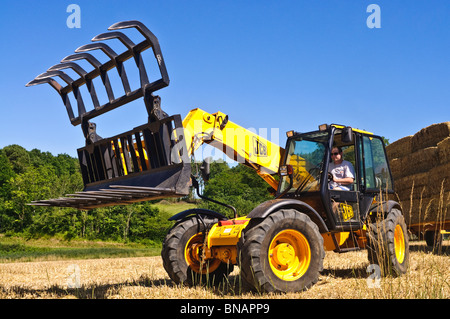 JCB 531-70 Agri télescopique agricole - France. Banque D'Images