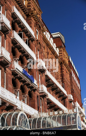 L'avant de l'hôtel Hilton Metropole Hotel sur le front de mer de Brighton Banque D'Images