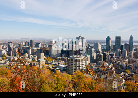 Ville de Montréal l'automne Banque D'Images