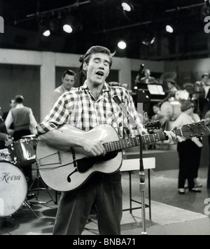 JIM DALE - chanteuse pop britannique sur l'émission de télévision spéciale 6,5 sur 1958 Banque D'Images