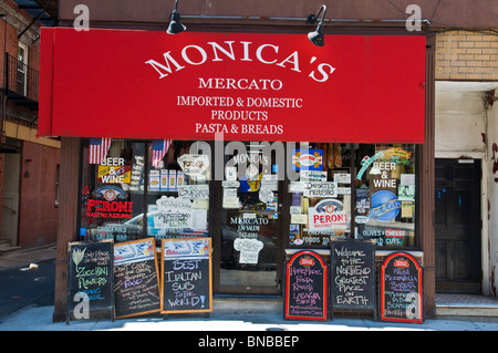 La petite Italie Boston North End Banque D'Images