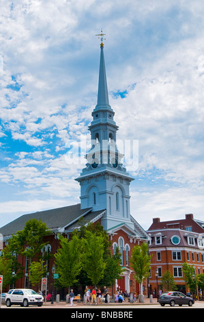 Église Ville de Portsmouth dans le New Hampshire Banque D'Images