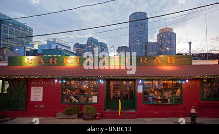 Boston, Massachusetts - Le Barking Crab restaurant près du centre-ville de Boston. Banque D'Images