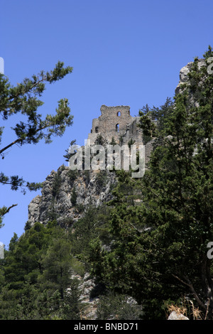 Château Buffavento Kyrenia Chypre du Nord Banque D'Images