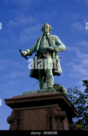 Statue de Charles de Lorraine Place du Musée de la ville de Bruxelles Région de Bruxelles Capitale Belgique Europe Banque D'Images