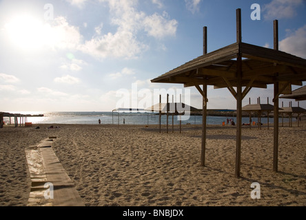 Dor Beach en Israël Banque D'Images