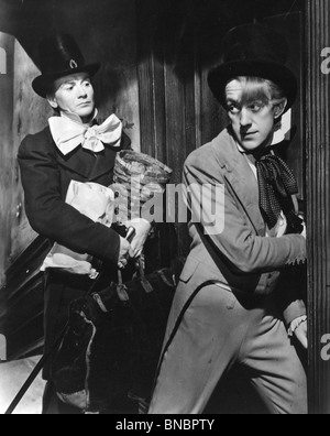 De grandes attentes 1946 Rank film avec John Mills à gauche comme Pip et Alec Guinness comme Herbert Pocket Banque D'Images