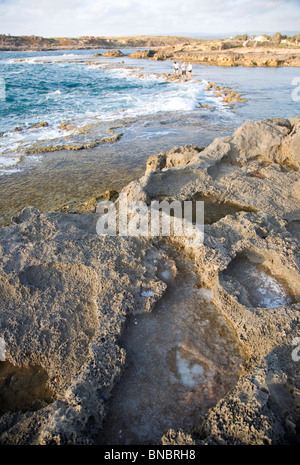 Dor Beach en Israël Banque D'Images