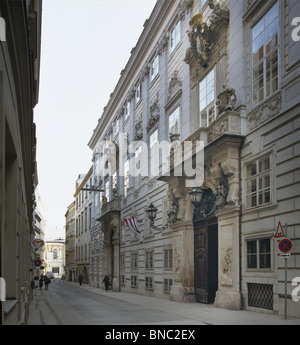 Le Prince Eugène's Winter Palace à 8 Himmelpfortgasse Vienne, Autriche. Maintenant le ministère des Finances Banque D'Images