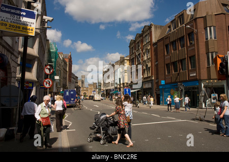 St Mary's Street, Cardiff, Pays de Galles, Royaume-Uni, Europe Banque D'Images