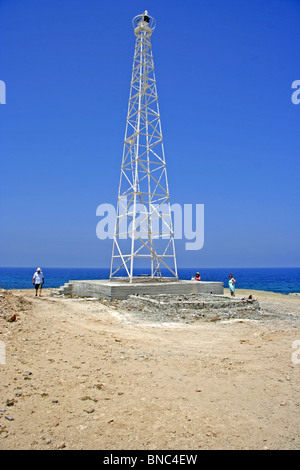 Le point le plus au nord-ouest, dans le nord de Chypre Banque D'Images