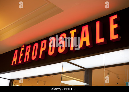 Aeropostale store, King of Prussia Mall, près de Philadelphie, PA, USA Banque D'Images