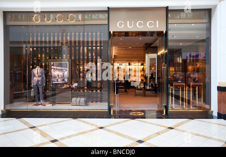 Boutique Gucci, King of Prussia Mall, près de Philadelphie, PA, USA Banque D'Images