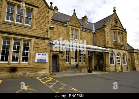 La gare de Scarborough. Partie de la station house bâtiment est disponible pour la location. Banque D'Images