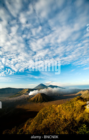 Gunung Bromo ou le Mont Bromo salon Java Indonésie Banque D'Images