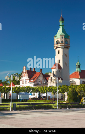 Sopot - tour - phare, Pologne Banque D'Images