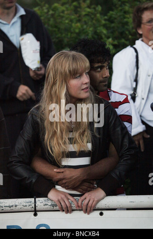 Fans d'Aland à Men's Football Jeux de NatWest Final 2009 à Mariehamn 3 Juillet Banque D'Images