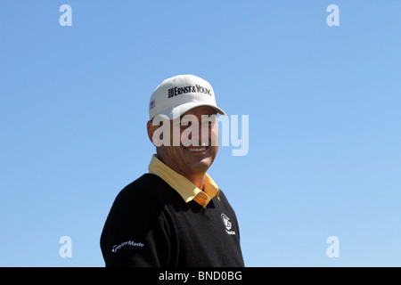 Loren Lloyd Roberts est un golfeur professionnel américain au British Open de golf à St Andrews, Scotland, UK - Juillet 2010 Banque D'Images