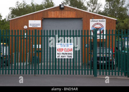 Station de sauvetage de la garde côtière hm et marina kinnego Lough Neagh Carlow County armagh irlande du nord uk Banque D'Images