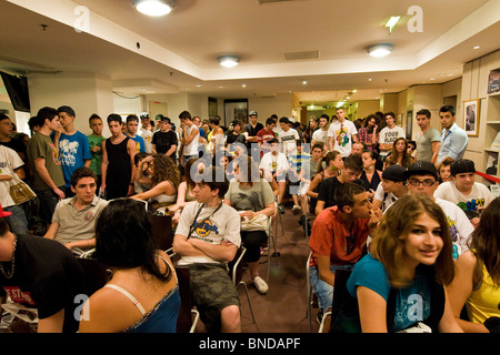 Le rappeur italien Marracash, FNAC Milan, Italie (13.07.2010) Banque D'Images