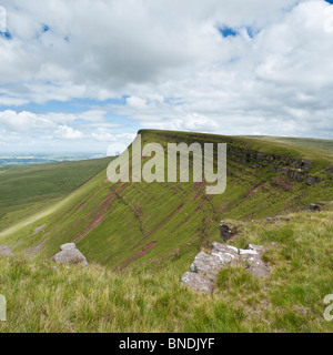 Du Picws Bannau et Sir Gaer, Black Mountain, parc national de Brecon Beacons, le Pays de Galles Banque D'Images