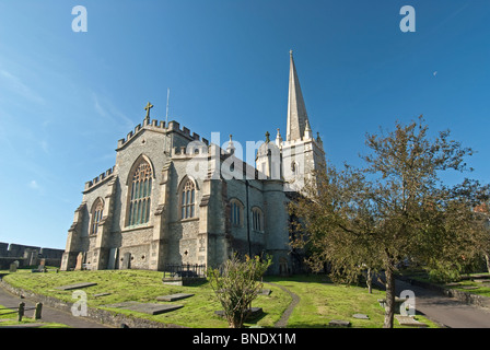 Cathédrale St Columb est la ville de Londonderry, le plus ancien bâtiment ayant été achevée en 1633. Banque D'Images