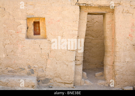 Ruines d'un bâtiment, les ruines Inca, Pisco, Ica, Pérou Région Banque D'Images