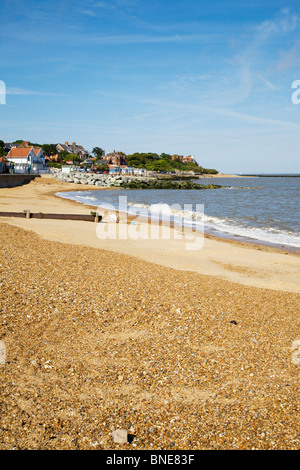 Plage de Felixstowe, Suffolk, Angleterre, Royaume-Uni. Banque D'Images