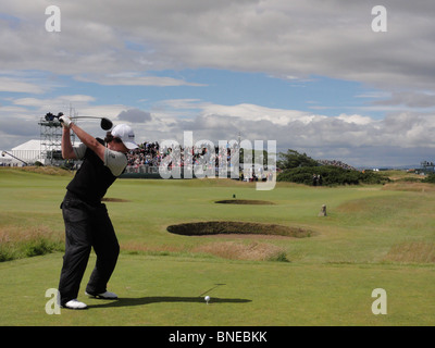 L'Open Golf Championship Rory McIlroy action Banque D'Images