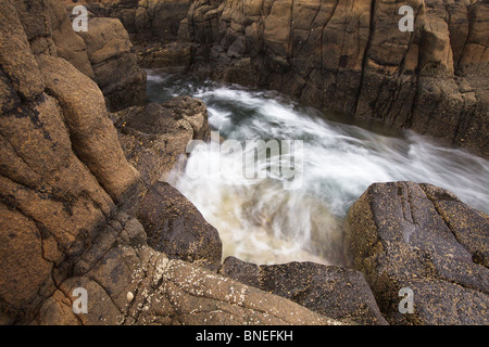 Autour de côte de halage Oban, Oban, île de Skye, Écosse, Hébrides intérieures. Banque D'Images