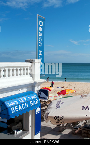 La plage de bar et café à la plage de porthminster, st.ives, Cornwall, uk Banque D'Images